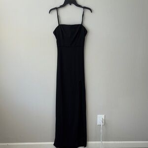 City Triangles Elegant Black Maxi Slip Dress size 9